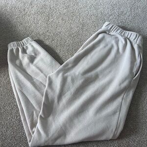 khaki sweat pants